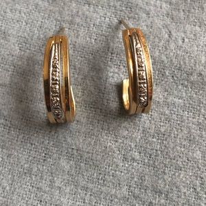 14k gold teardrop earrings with diamonds